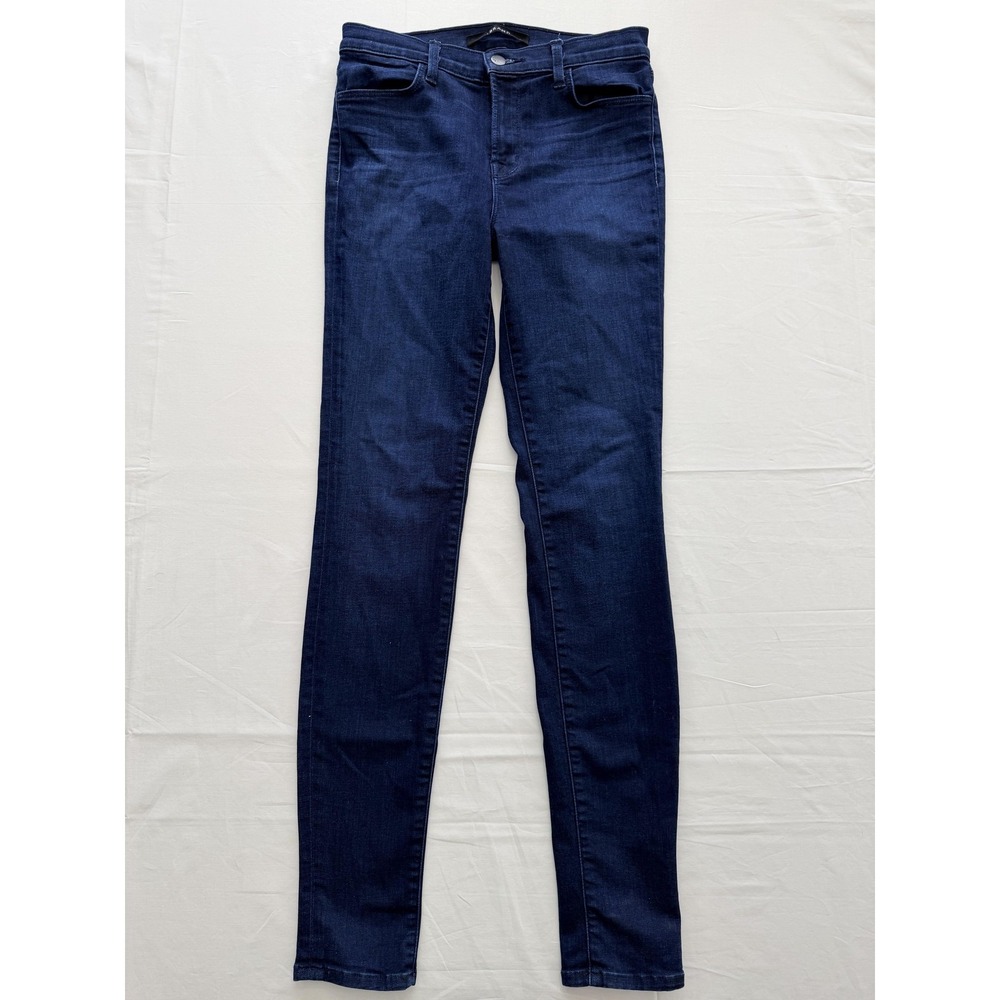 J Brand Maria Skinny Jeans Womens 27 Blue Dark Wash Mid Rise Stretch‎ 27x30